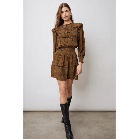 NWT Rails Faren Dress in Sepia Python M - Picture 1 of 5